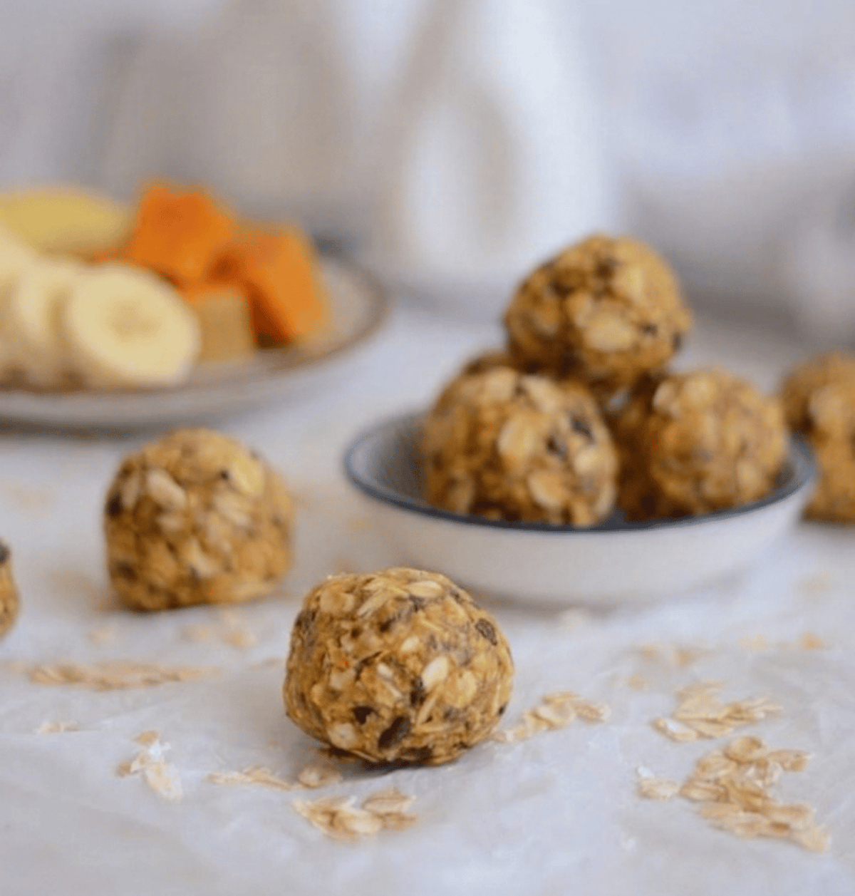 Pumpkin Banana Oat Bites