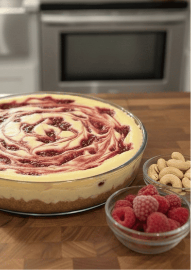 Healthy swap- Raspberry Cheesecake- For vegan 