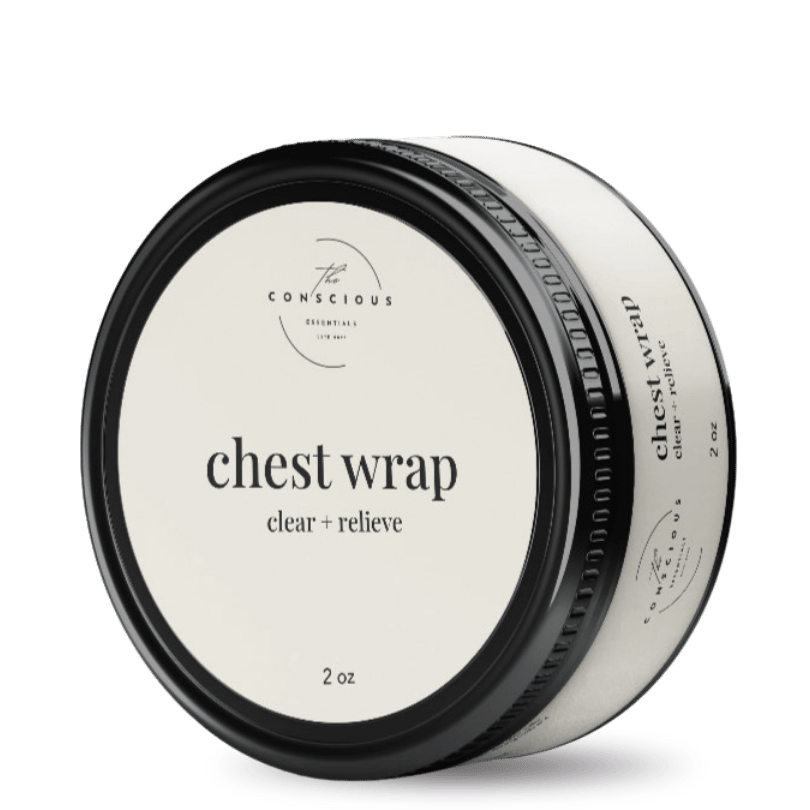 Chest wrap container with &