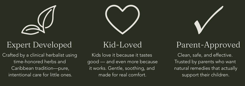 Three icons with text on a black background: 'Expert Developed', 'Kid-Loved', and 'Parent-Approved'.
Information why trust the Conscious Essentials